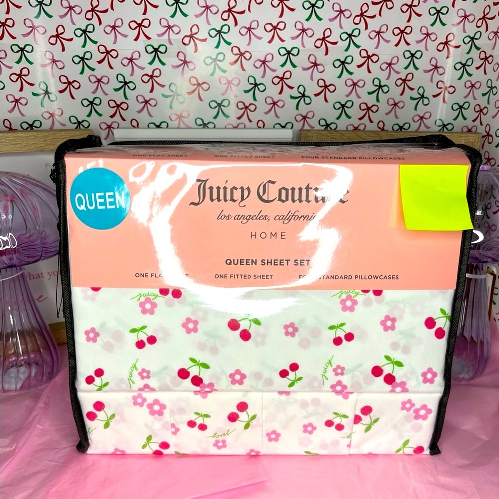 Juicy Couture Cherry Sheets